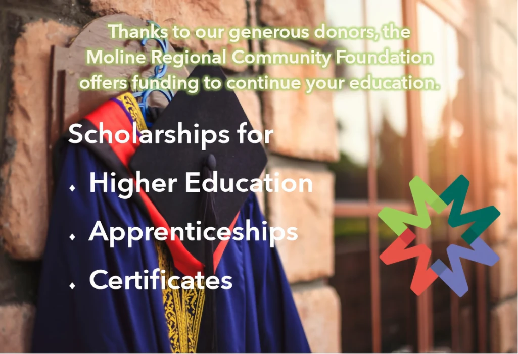 Apply Now for a Scholarship from Moline Regional Community Foundation