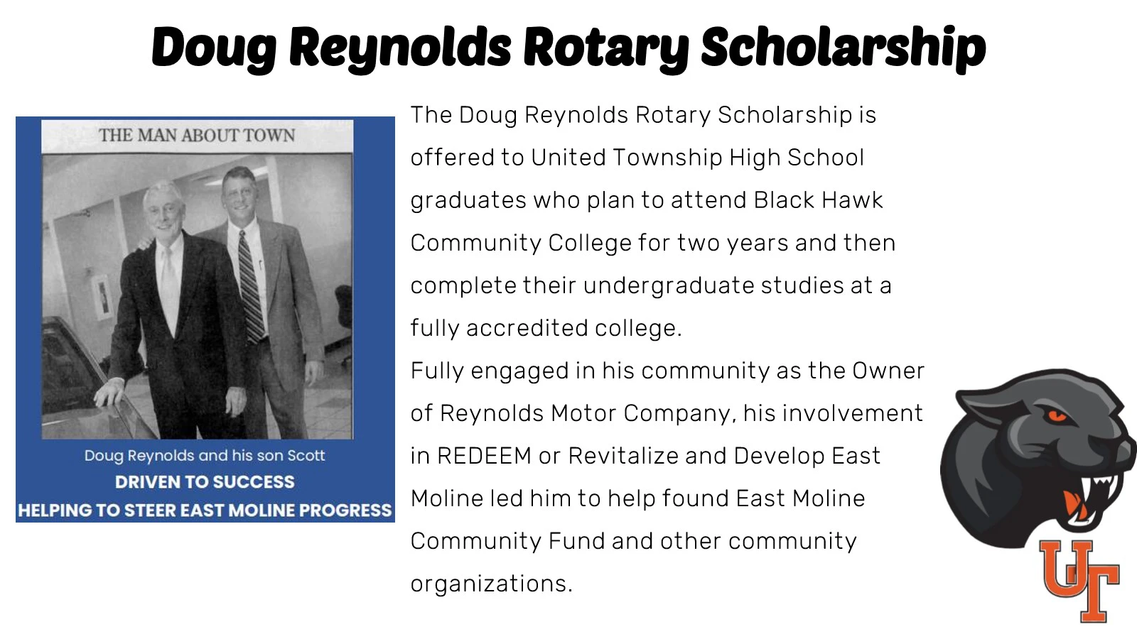 Doug Reynolds Rotary Scholarship