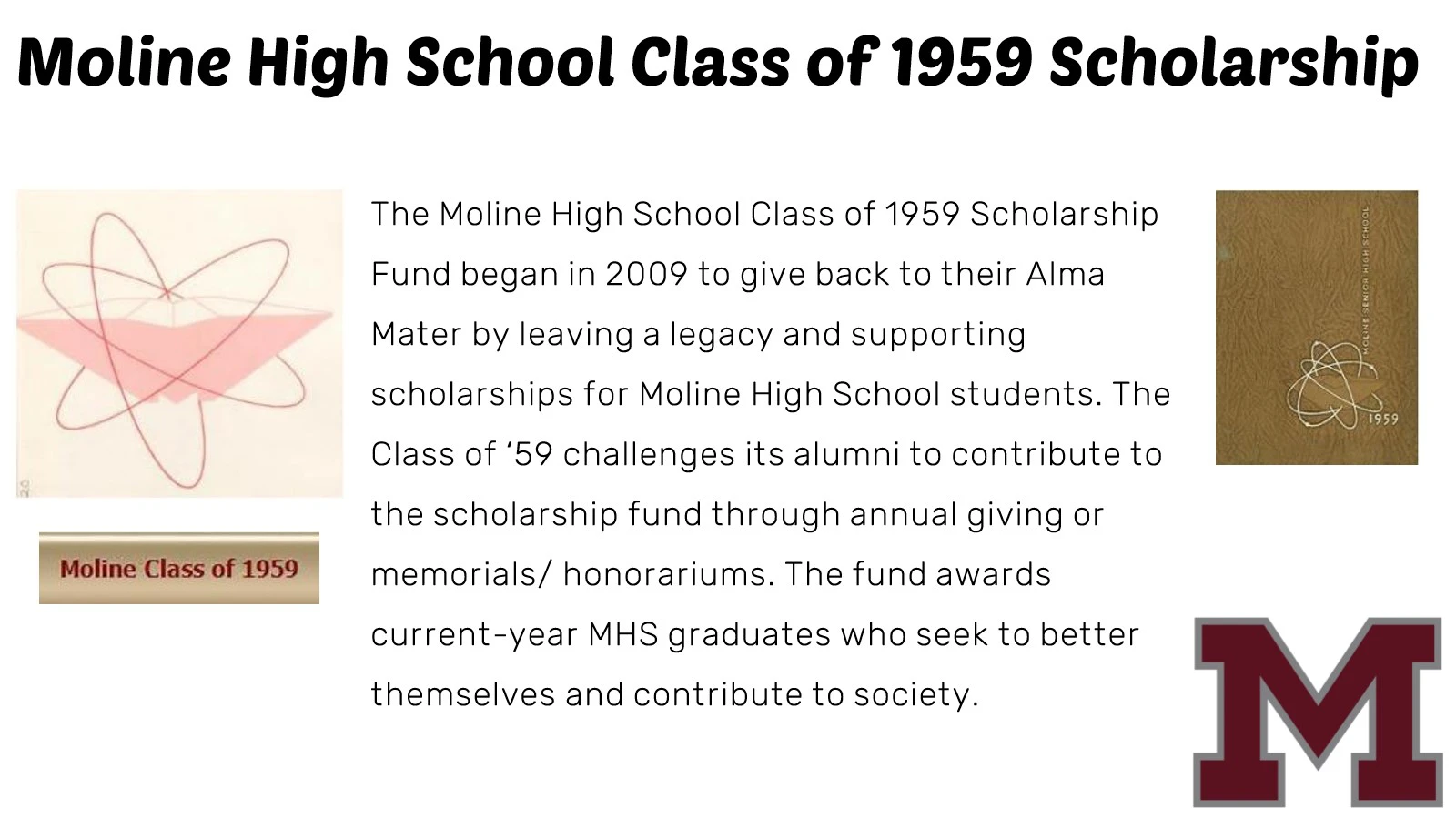 Moline High School Class of 1959 Scholarship